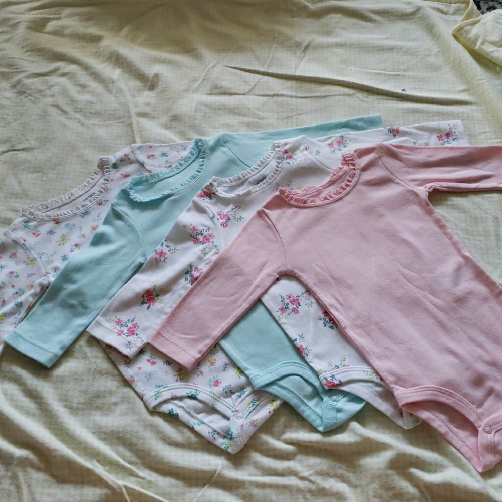 Brand new long sleeve onsie's